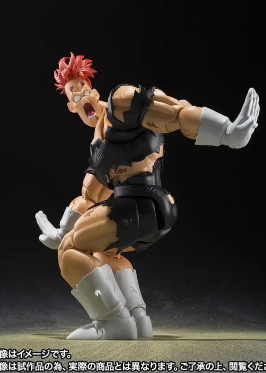 S.H.Figuarts Recoome Dragon Ball Z - pose de combat, expression de douleur, armure déchirée saga Namek