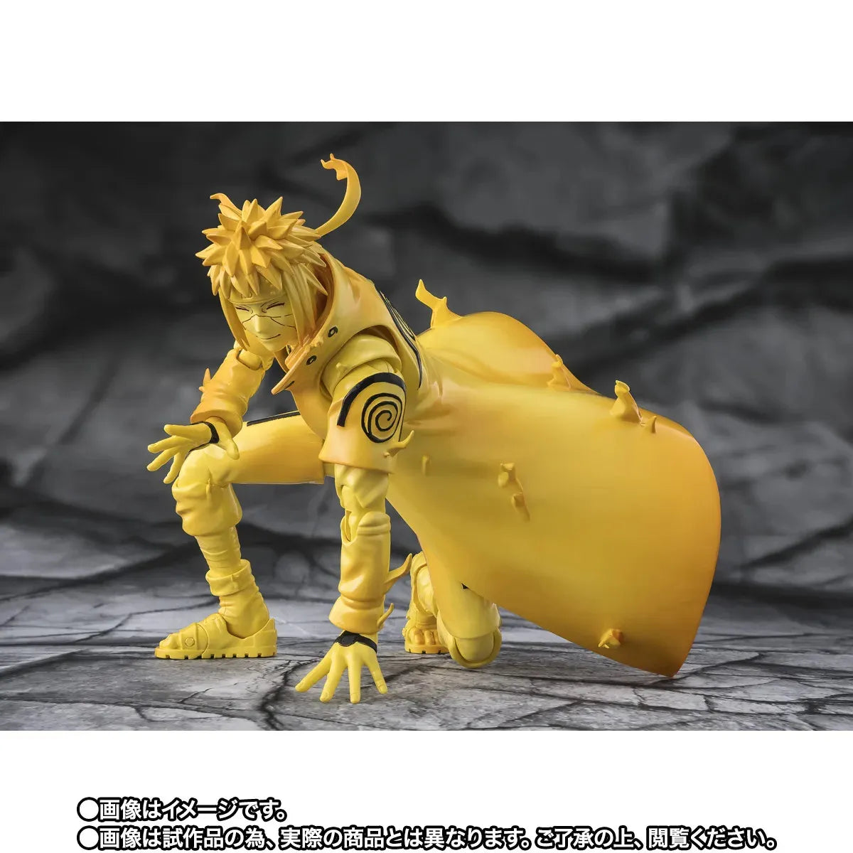 Figurine S.H.Figuarts Minato Namikaze – manteau Hokage et effets chakra translucides – Naruto Shippuden