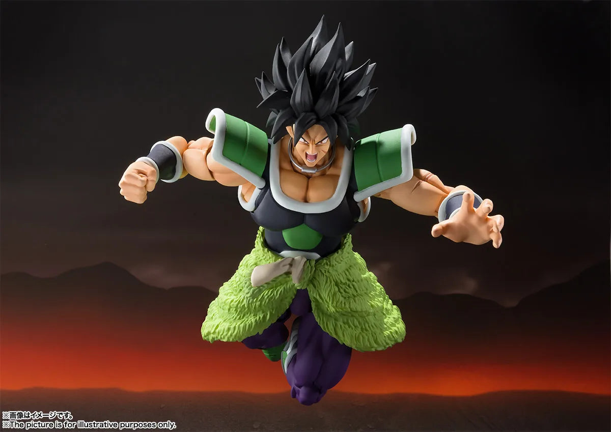 2 têtes interchangeables figurine Broly Super S.H.Figuarts – Dragon Ball Super