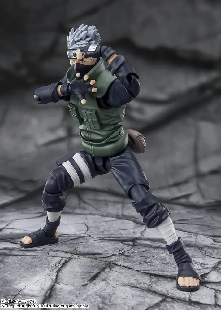 Kakashi Hatake figurine articulée Naruto S.H.Figuarts – Héros Sharingan premium