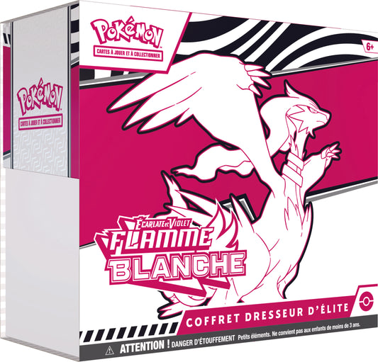 Coffret Dresseur d'Élite Pokémon Écarlate et Violet Flamme Blanche - Vue latérale