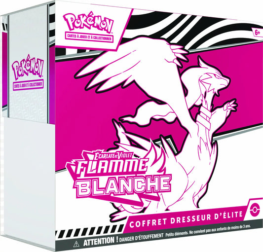 EV 10.5 : Coffret Dresseur d'Élite - ETB- Écarlate et Violet - Flamme Blanche - FRANCAIS
