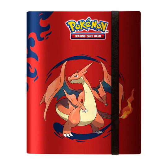 Classeur Ultra Pro 9 pochettes Pokémon avec Méga-Dracaufeu X et Y sur la couverture