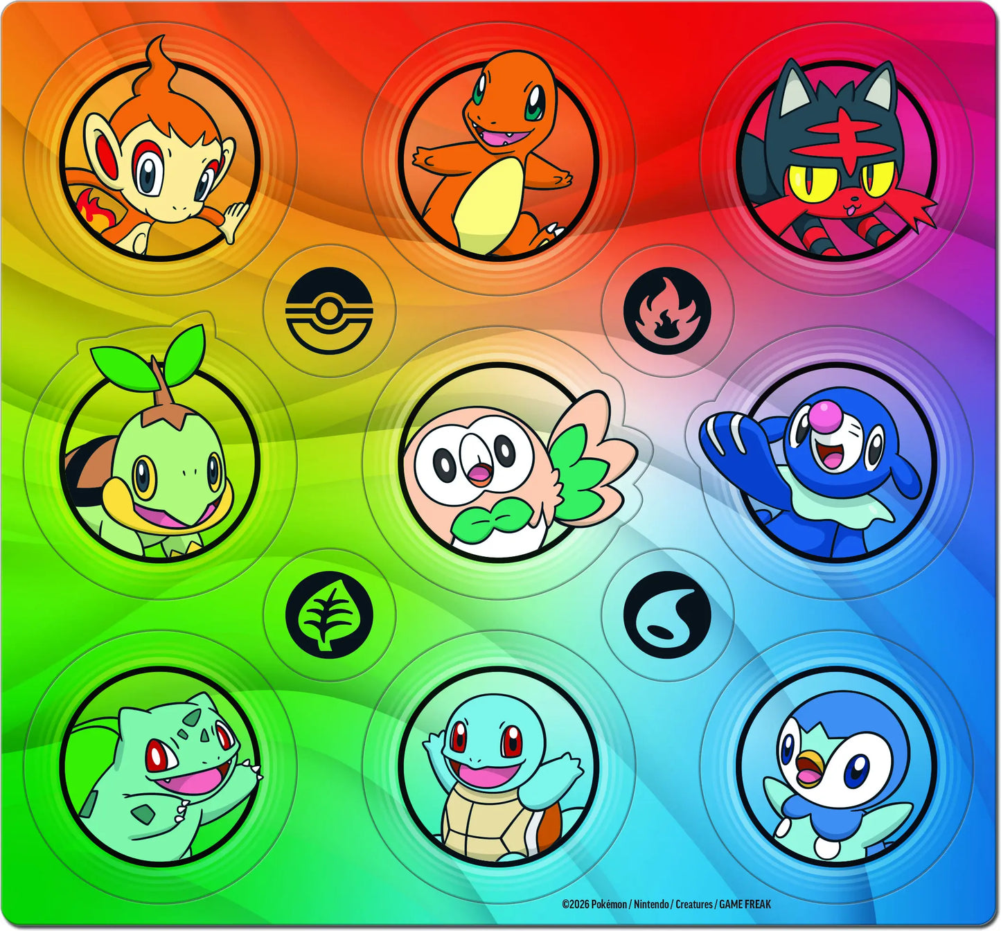 Page autocollants Pokémon Premiers Partenaires Série 1 – Collection Illustration JCC FR