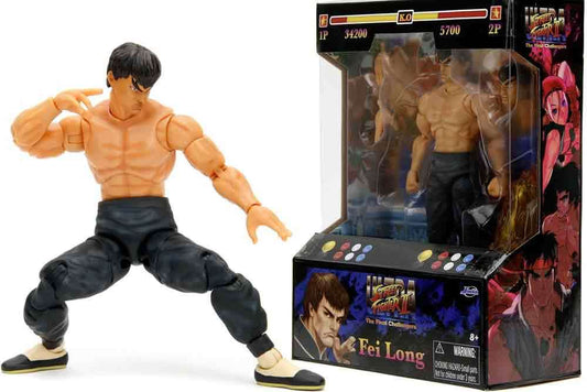 Figurine Street Fighter 2 Fei-Long - de luxe action figure scale 1:12 - Jada Toys