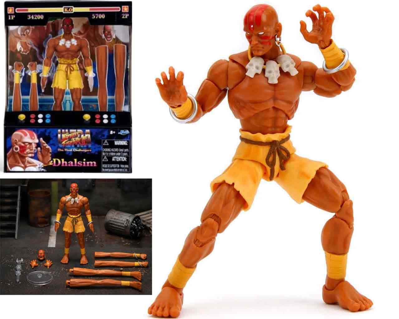 Figurine Street Fighter 2 Dhalsim - de luxe action figure scale 1:12 - Jada Toys