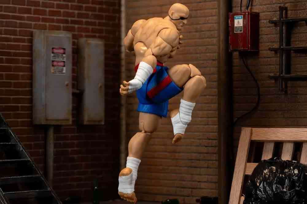 Figurine Street Fighter 2 Sagat - de luxe action figure scale 1:12 - Jada Toys