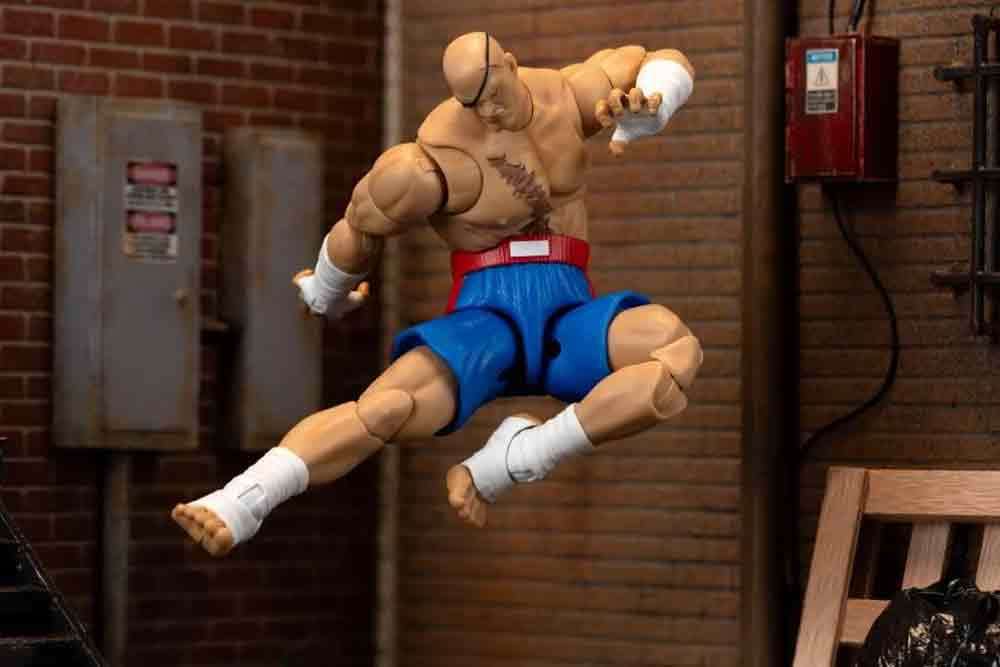 Figurine Street Fighter 2 Sagat - de luxe action figure scale 1:12 - Jada Toys