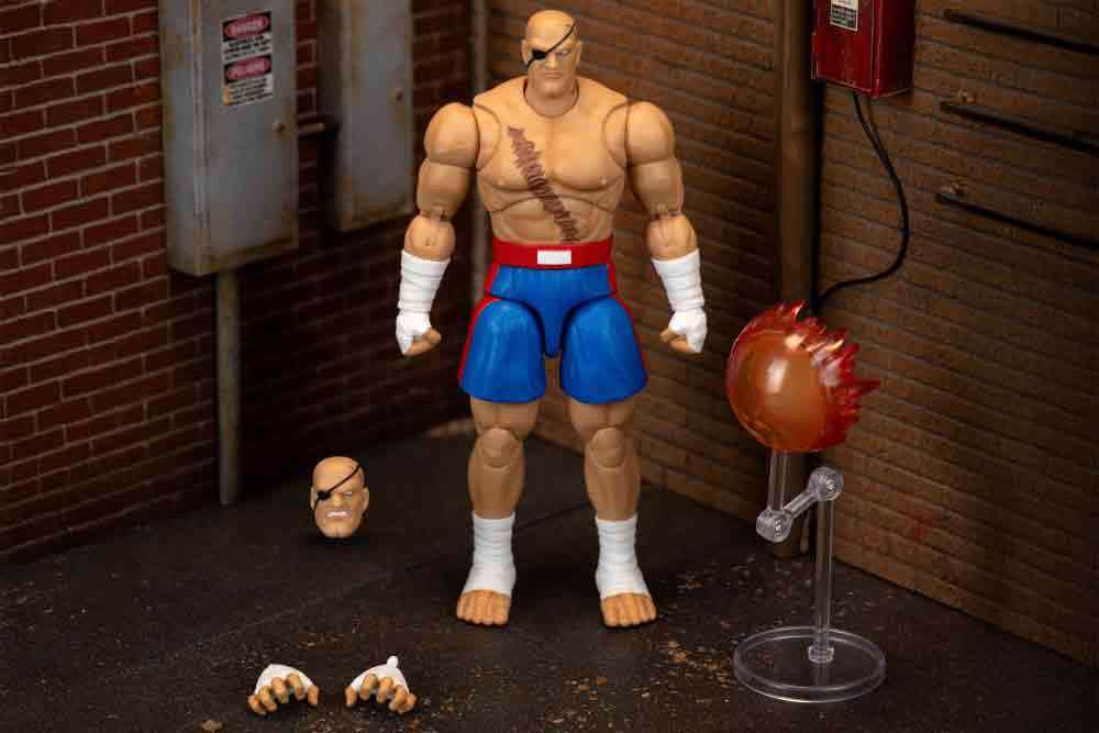 Figurine Street Fighter 2 Sagat - de luxe action figure scale 1:12 - Jada Toys