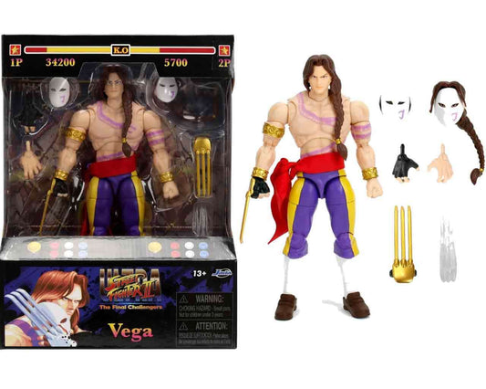 Figurine Street Fighter 2 Vega - de luxe action figure scale 1:12 - Jada Toys
