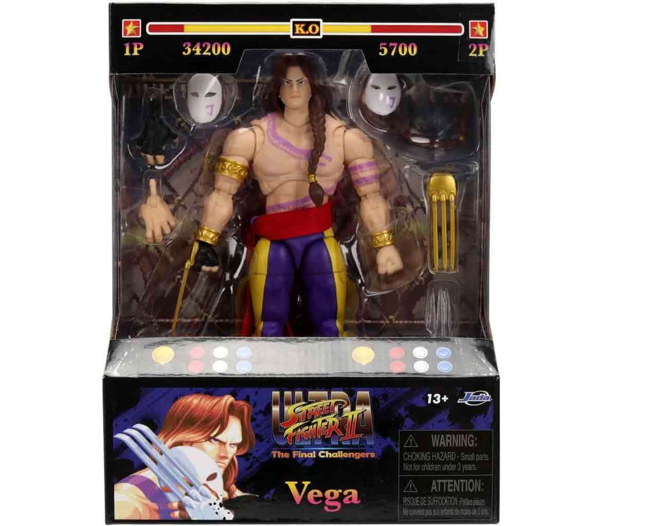Figurine Street Fighter 2 Vega - de luxe action figure scale 1:12 - Jada Toys