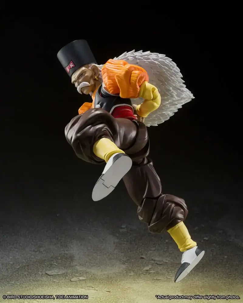 Figurine Android 20 Dr. Gero S.H.Figuarts Bandai - vue profil costume complet Dragon Ball Z
