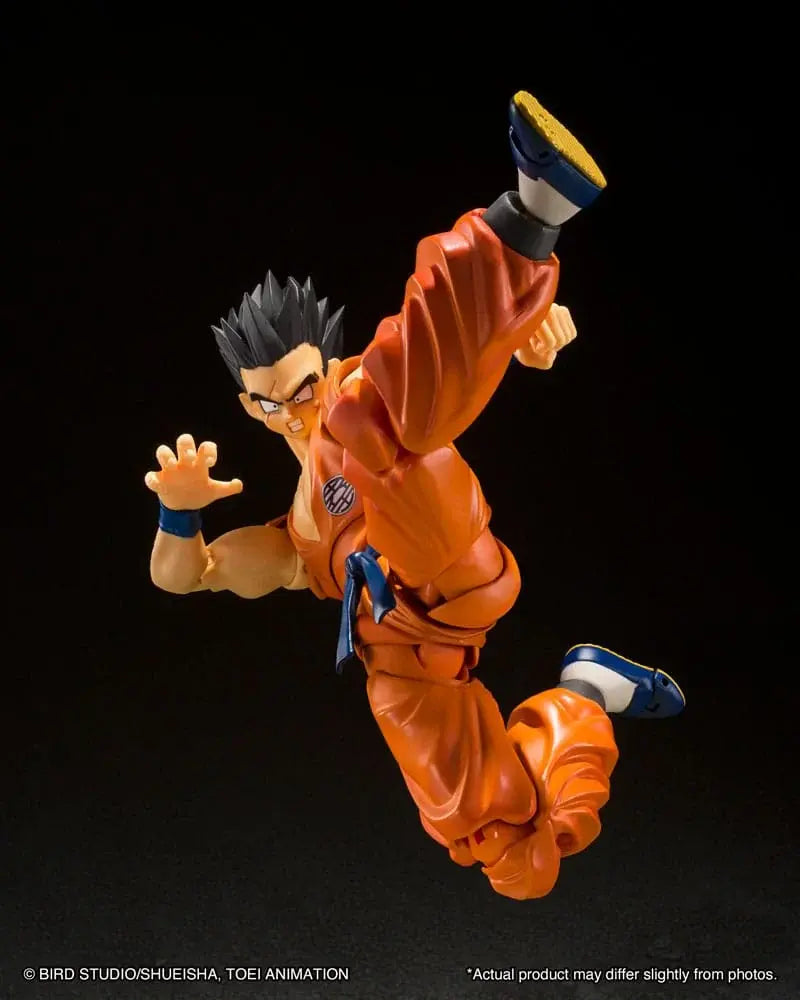 Figurine Yamcha Earth's Foremost Fighter S.H.Figuarts Bandai - posture technique arts martiaux équilibre Dragon Ball Z