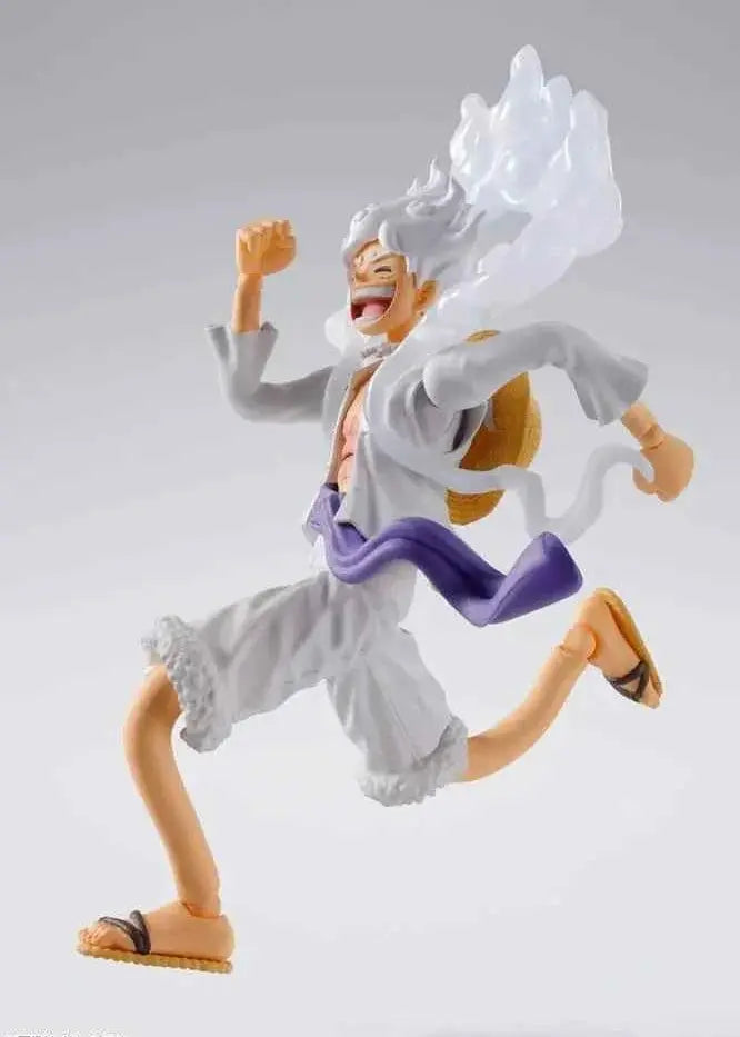 Figurine Luffy Gear 5 S.H.Figuarts Bandai Tamashii Nations - vue principale One Piece