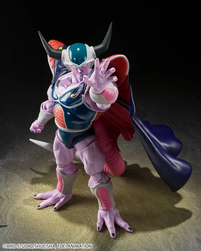 Figurine King Cold S.H.Figuarts Bandai - vue profil armure détaillée Dragon Ball Z