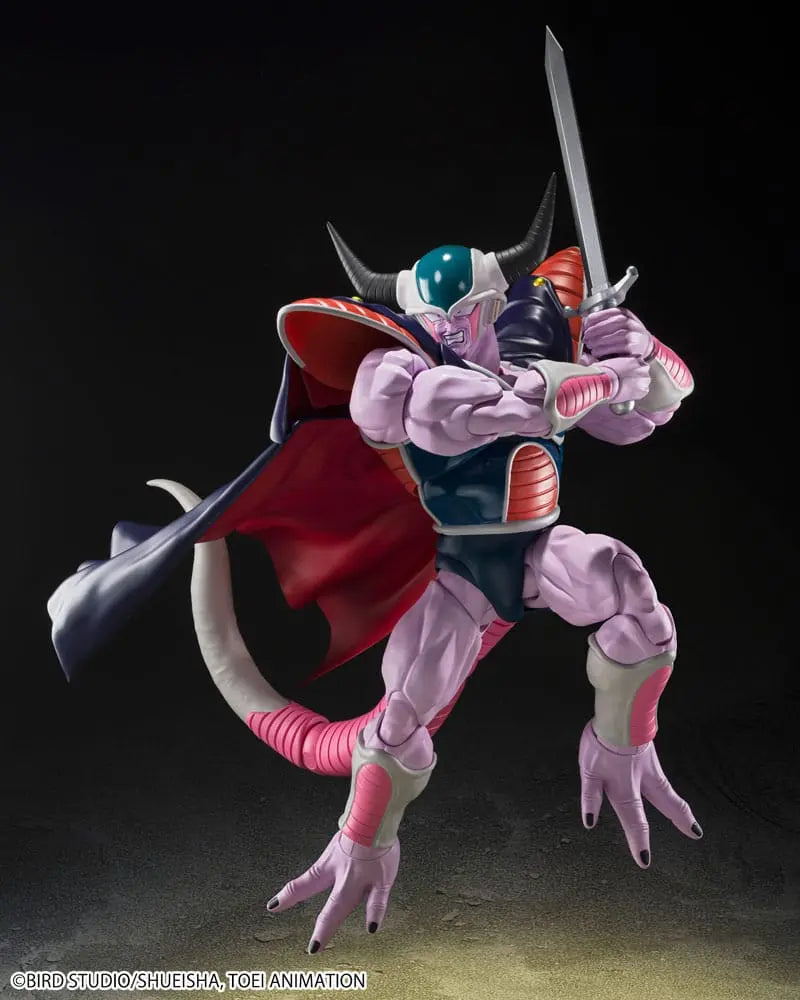 Figurine King Cold S.H.Figuarts Bandai - vue latérale arme armure Dragon Ball Z