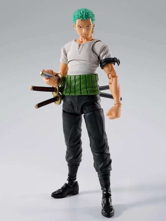 Figurine Zoro Romance Dawn One Piece S.H.Figuarts 150mm vue de face