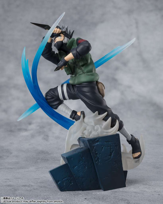 Kakashi vs Obito figurine scène emblématique Bandai Spirits