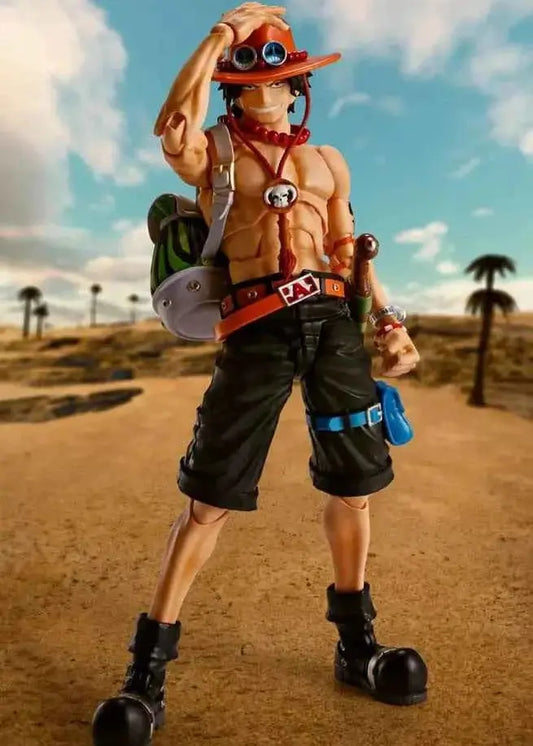 Figurine Portgas D. Ace Fire Fist S.H.Figuarts Bandai - vue principale chapeau orange One Piece