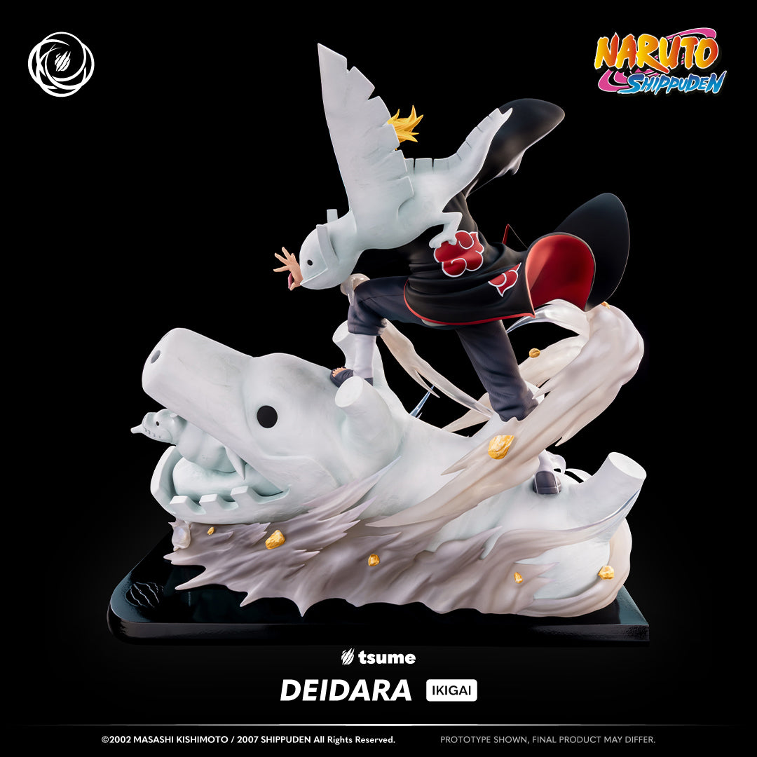 Statue Tsume Deidara Ikigai vue arrière résine 1/6 Naruto Shippuden