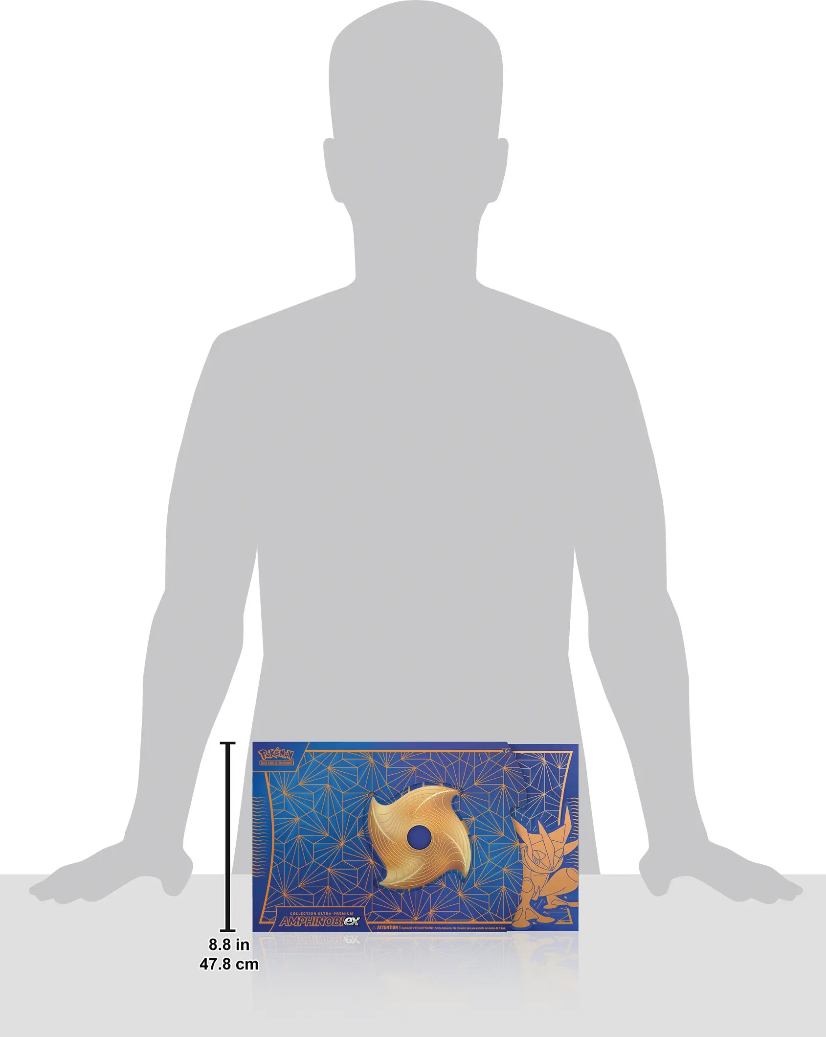 Dimensions et échelle du coffret Collection Ultra-Premium Amphinobi-ex