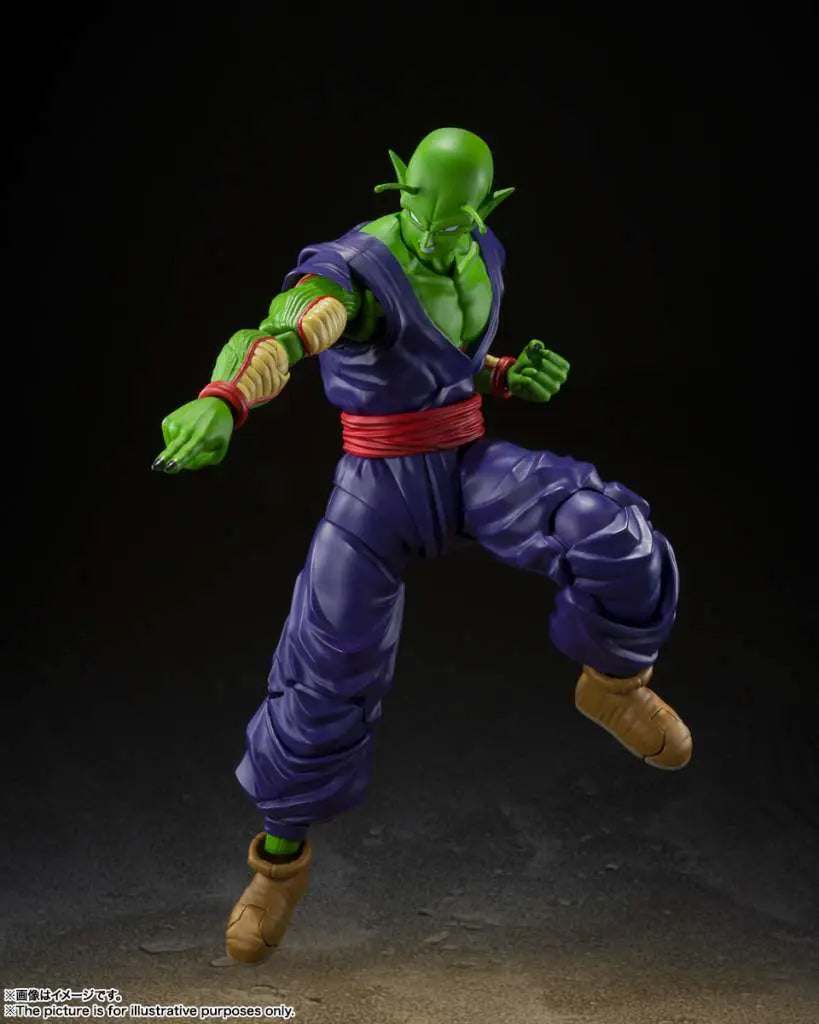 Piccolo Bandai SH Figuarts - Figurine articulée Dragon Ball Super Hero avec accessoires