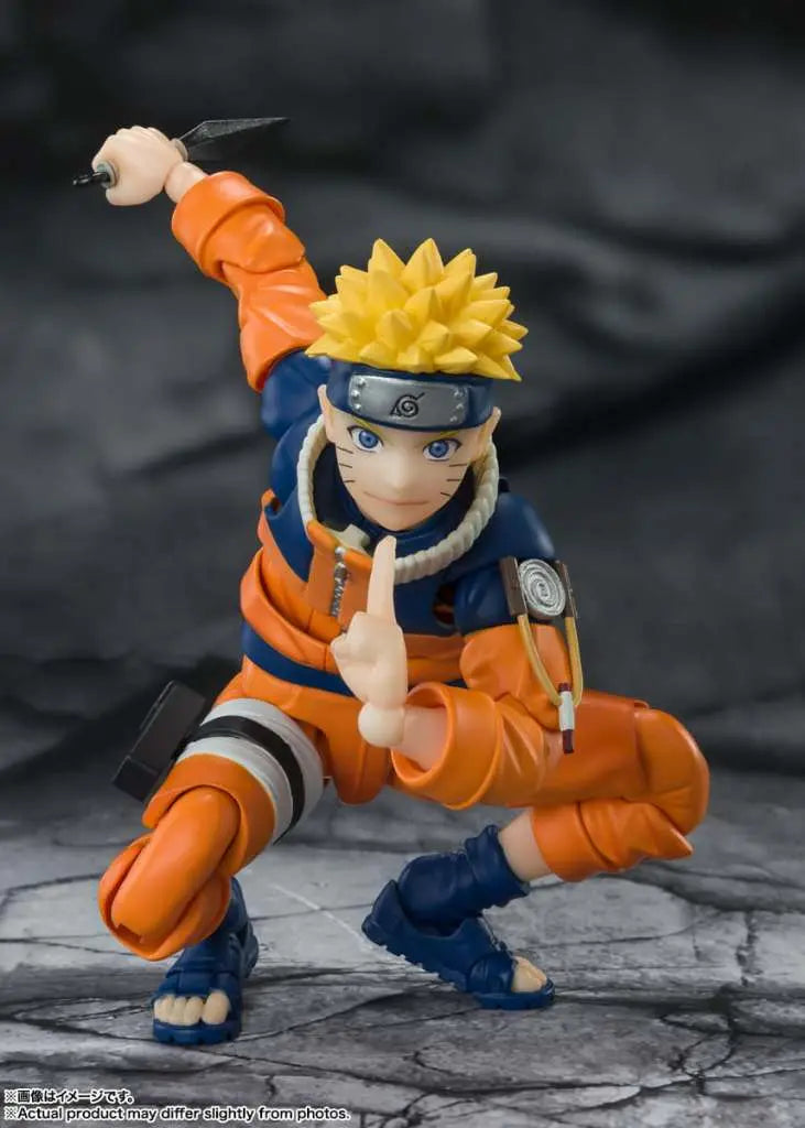 Figurine Naruto Uzumaki S.H.Figuarts 13,5cm Bandai Spirits - mode ninja avec Kunai
