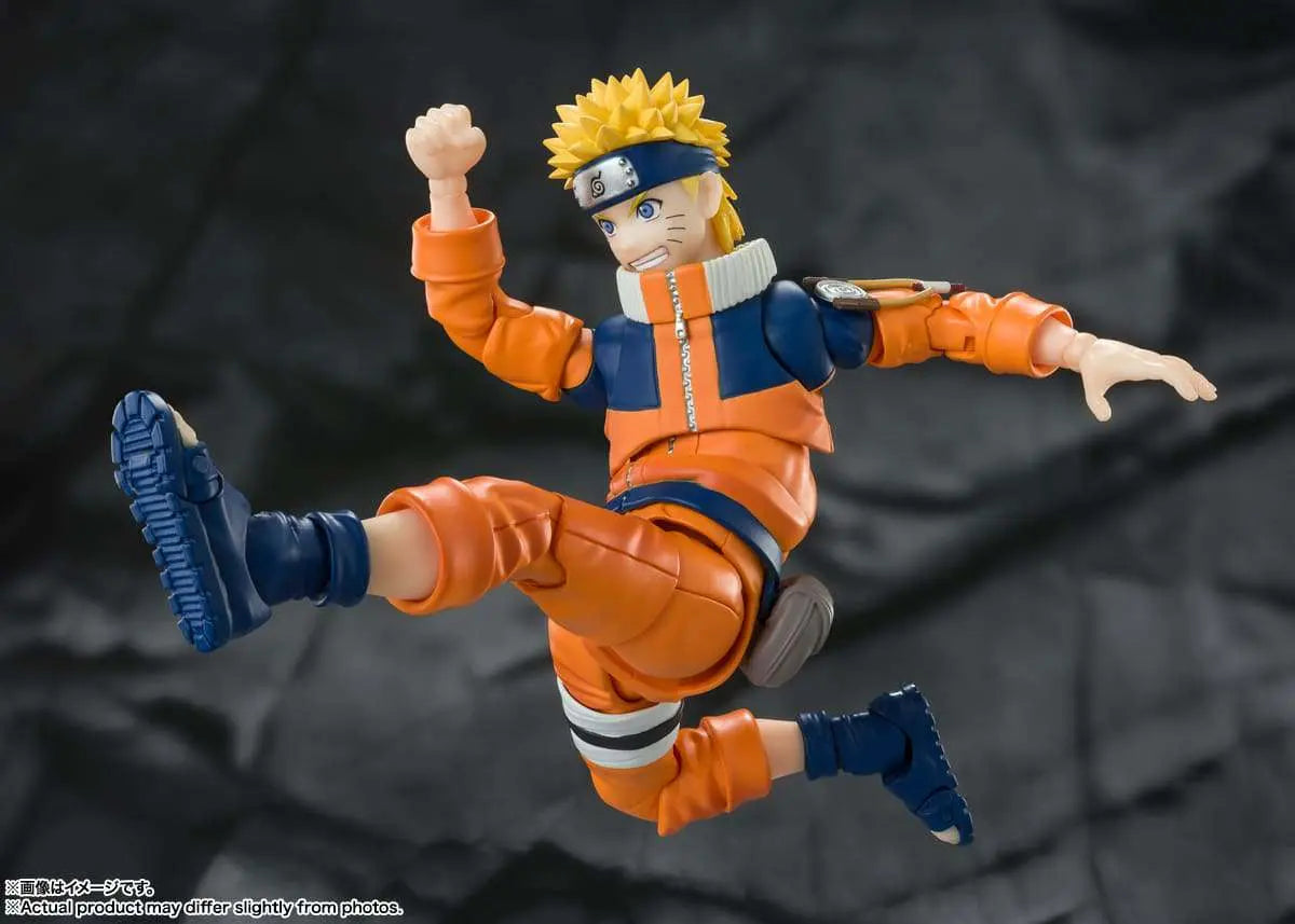 Figurine Naruto Tamashii Nations - Figurine officielle Bandai pose iconique de Naruto