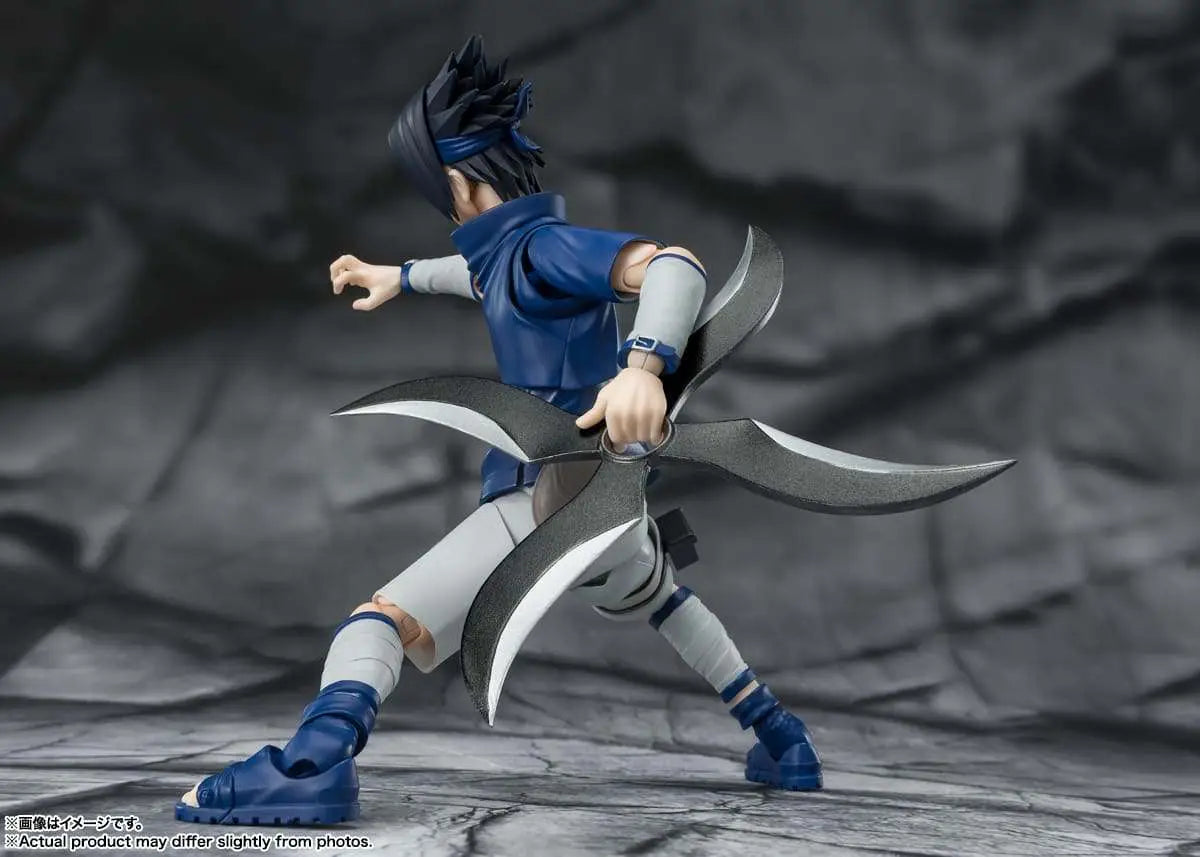 S.H.Figuarts Sasuke enfant - Articulations multiples pour poses authentiques Naruto