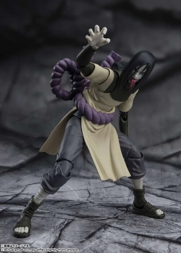 Orochimaru pose dynamique combat - Figurine articulée Naruto Shippuden 150mm