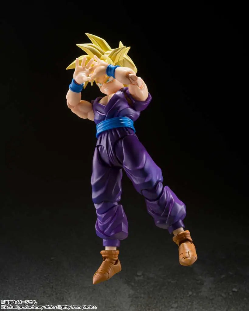Gohan Super Saiyan figurine collectible DBZ – articulations avancées Tamashii Nations