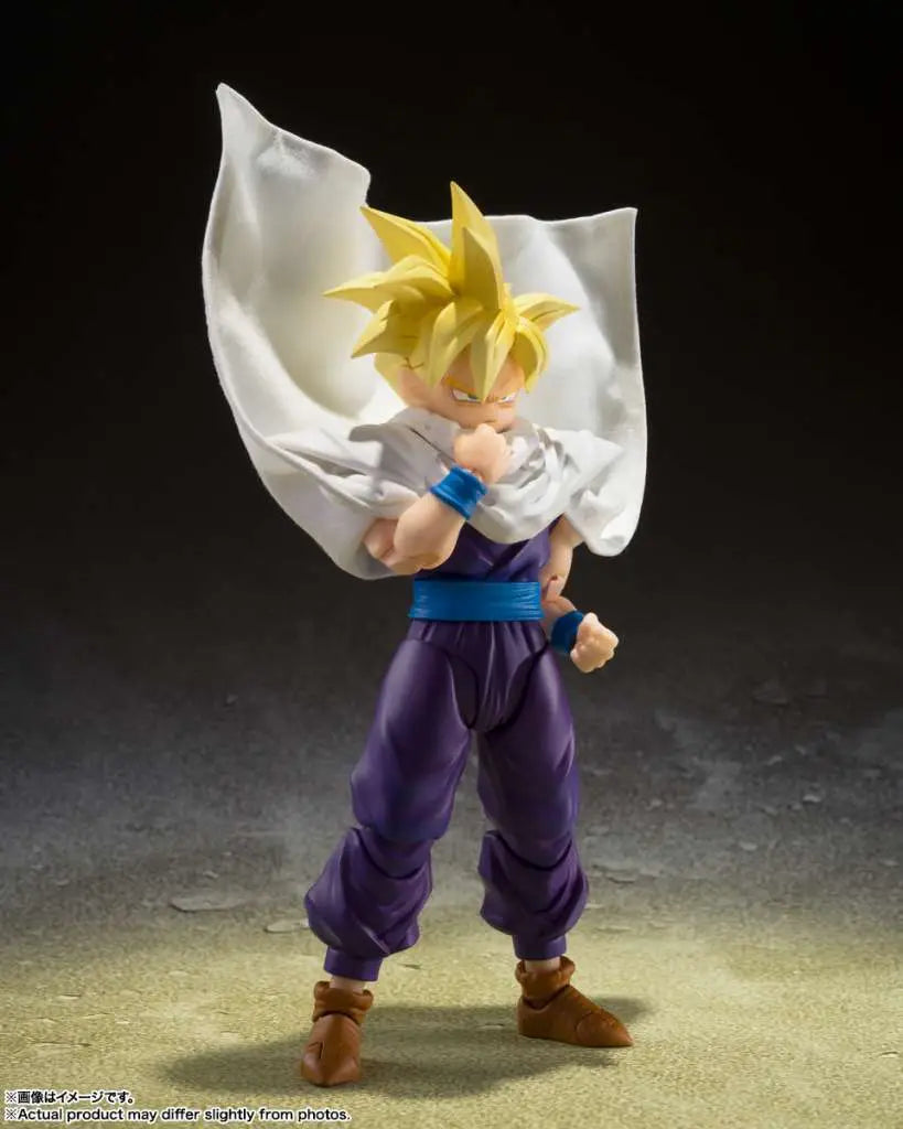 Cape et mains optionnelles incluses – figurine S.H.Figuarts Gohan Dragon Ball Z re-run