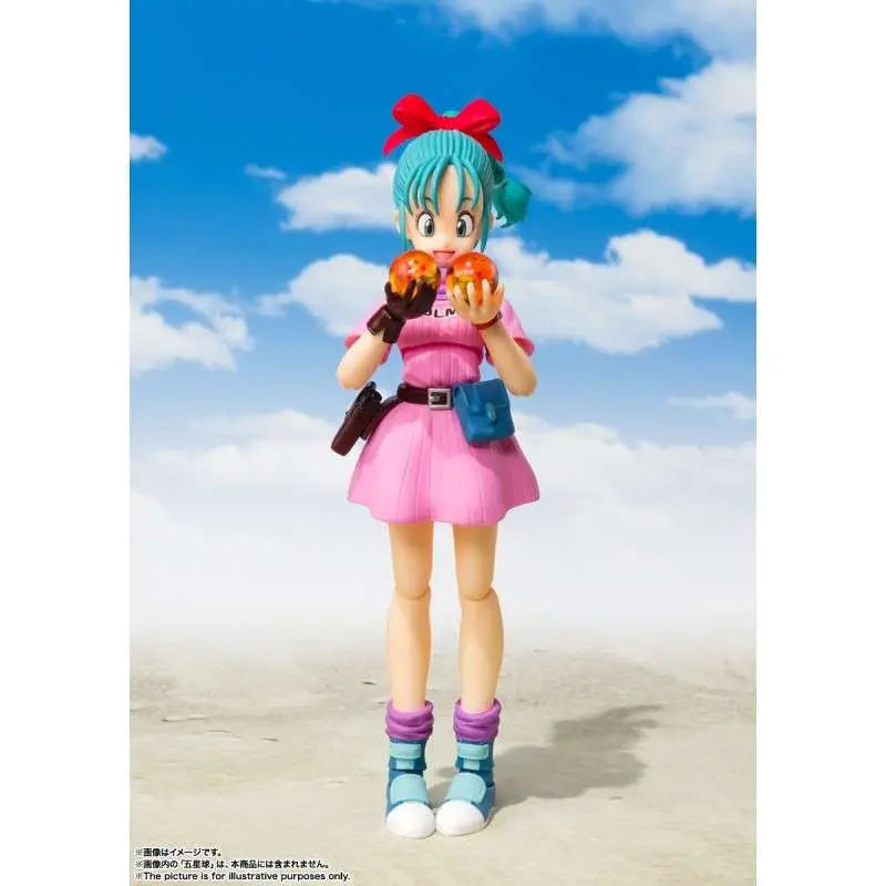 Figurine Bulma Dragon Ball S.H.Figuarts - Accessoires boules de cristal