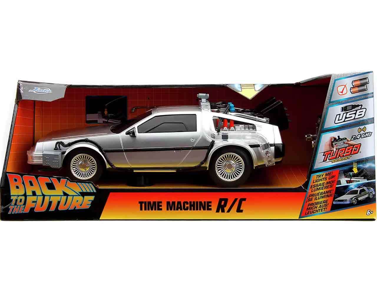 Machine à voyager dans le temps DeLorean RC - Retour vers le Futur échelle 1:16
