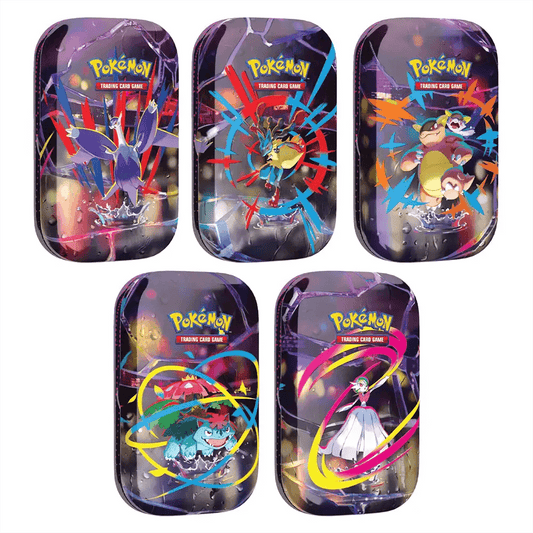 Artset complet de 5 Mini-Tins Pokémon Méga-Evolution ME01 - Méga-Héroïsme