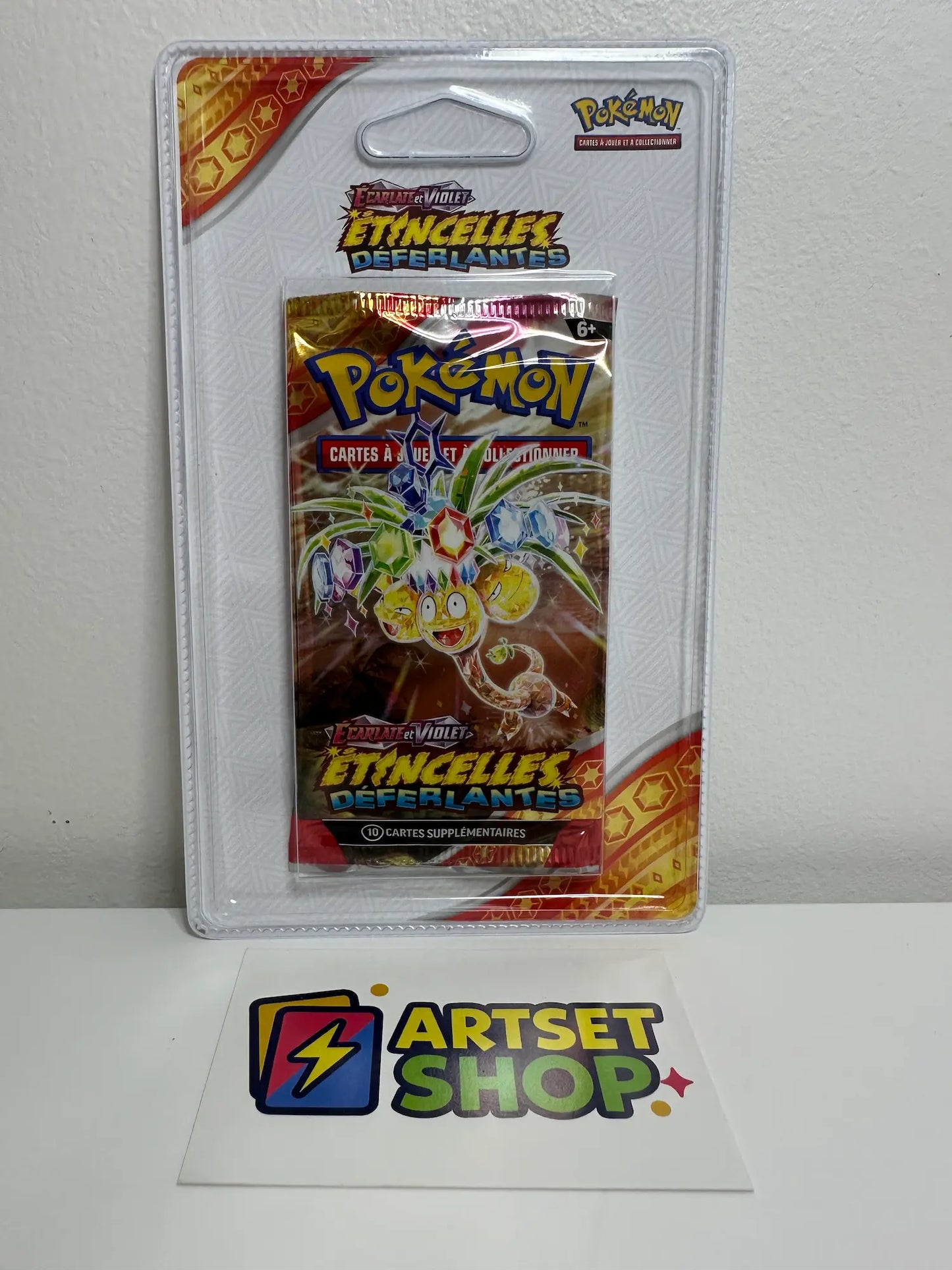 Détail Boosters Blister Pokémon EV8 Étincelles Déferlantes - Collection Écarlate et Violet français - Noadkoko