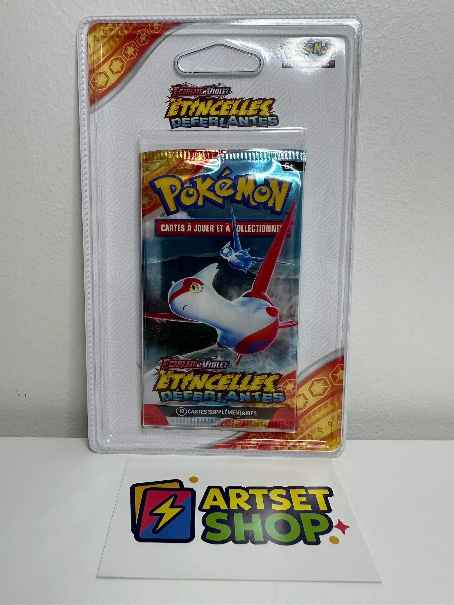 Boosters Blister Pokémon EV8 Étincelles Déferlantes - Collection Écarlate et Violet français - Latias