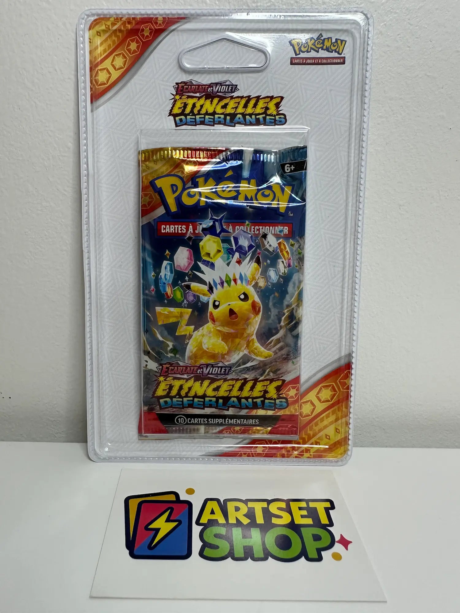 Boosters Blister Pokémon Étincelles Déferlantes EV8 - Pikachu français