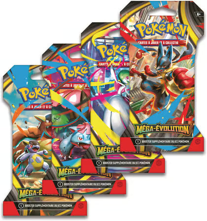 Booster Pokémon Méga-Evolution ME01 - Vue détaillée packaging français