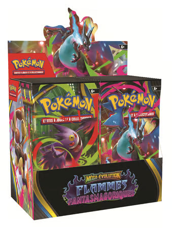 Display Pokémon Méga-Evolution ME02 - Collection Flammes Fantasmagoriques 36 boosters FR