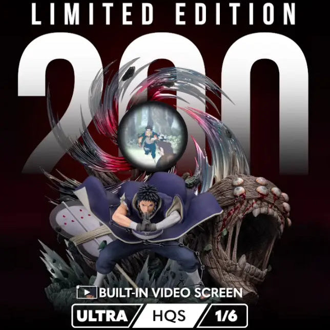 Statue Tsume Obito Uchiha Ultra HQS vue principale 200 Exemplaires résine premium 1/6 Naruto Shippuden