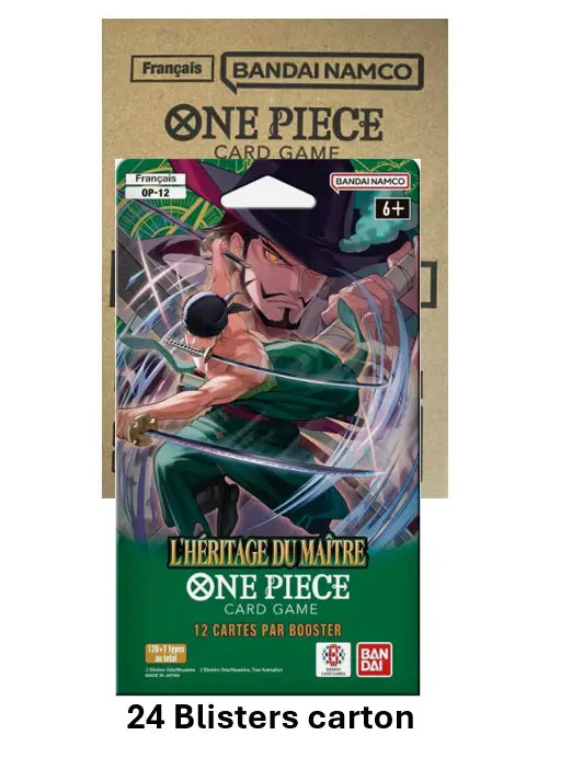 Case Premium One Piece Card Game OP-12 L'héritage du Maître - 24 boosters de cartes à collectionner en français