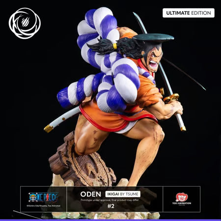 Statue Tsume Oden Kozuki Ikigai Ultimate sabres Enma Habakiri ONE PIECE résine 1/6 édition limitée