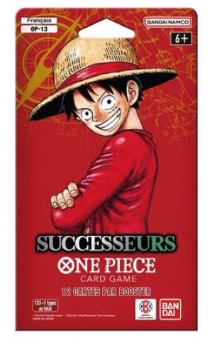 Blister booster One Piece Card Game OP-13 Successeurs édition française avec 12 cartes