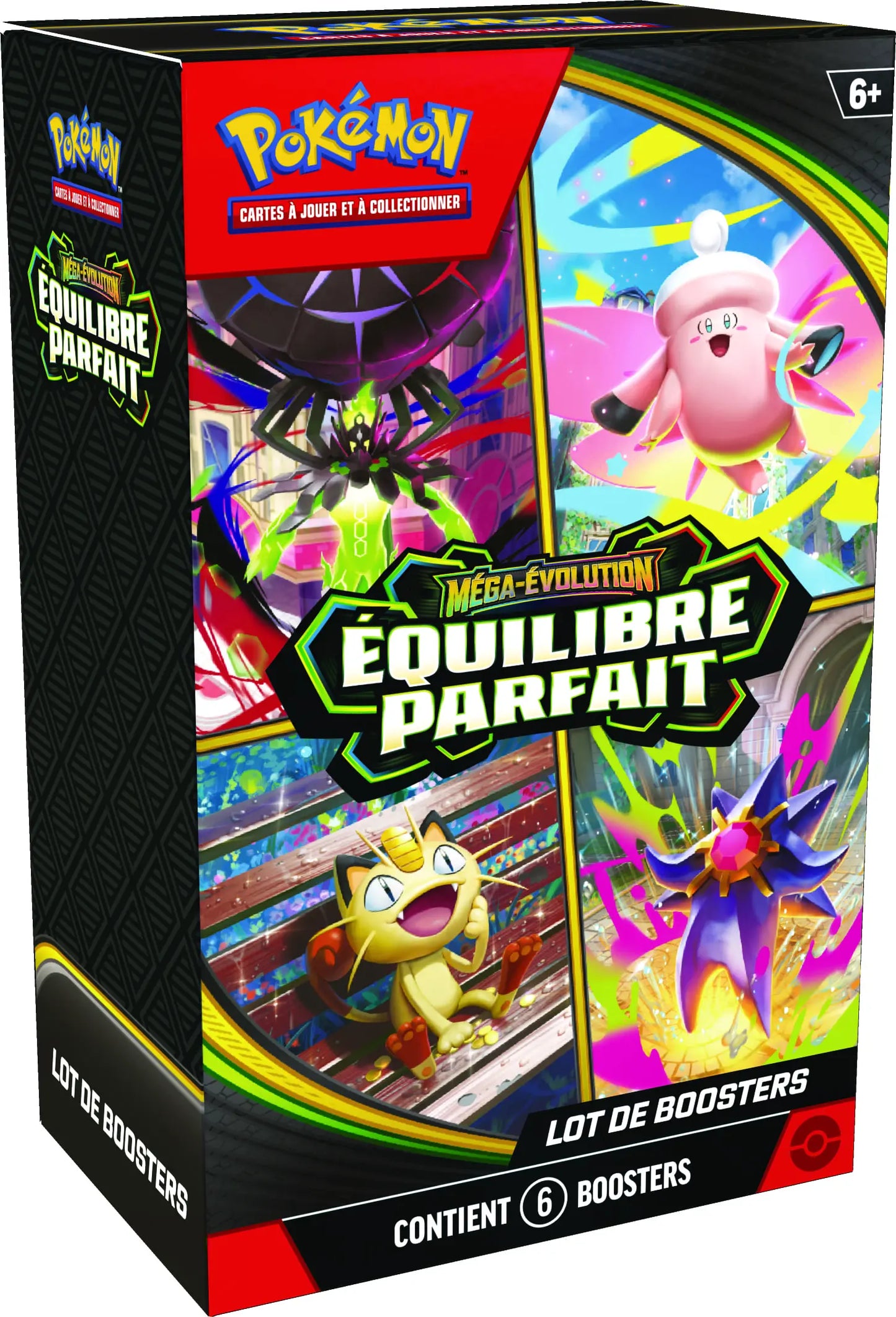 Bundle 6 boosters Pokemon ME03 Méga-Évolution Équilibre Parfait français