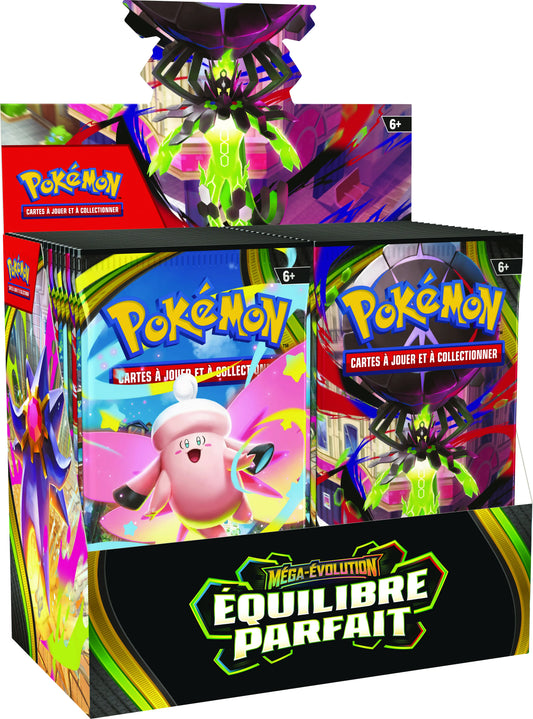 Display 36 Boosters Pokémon ME03 Méga-Évolution Équilibre Parfait français