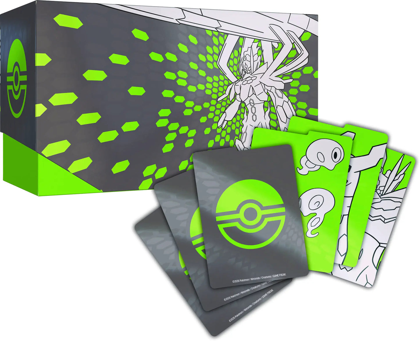 Boîte intérieure et séparateurs de cartes Coffret Dresseur d'Élite ME03 Méga-Evolution Pokemon