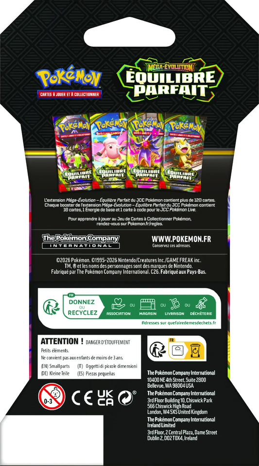Contenu booster Pokemon Méga-Évolution ME03 - Plus de 120 cartes JCC Pokemon