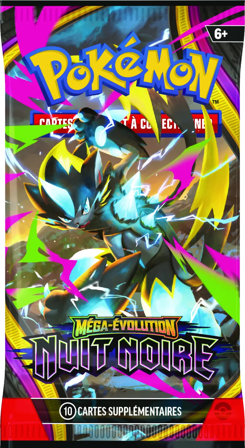 Booster Pokémon ME05 Nuit Noire - Méga-Zeraora-ex - JCC français