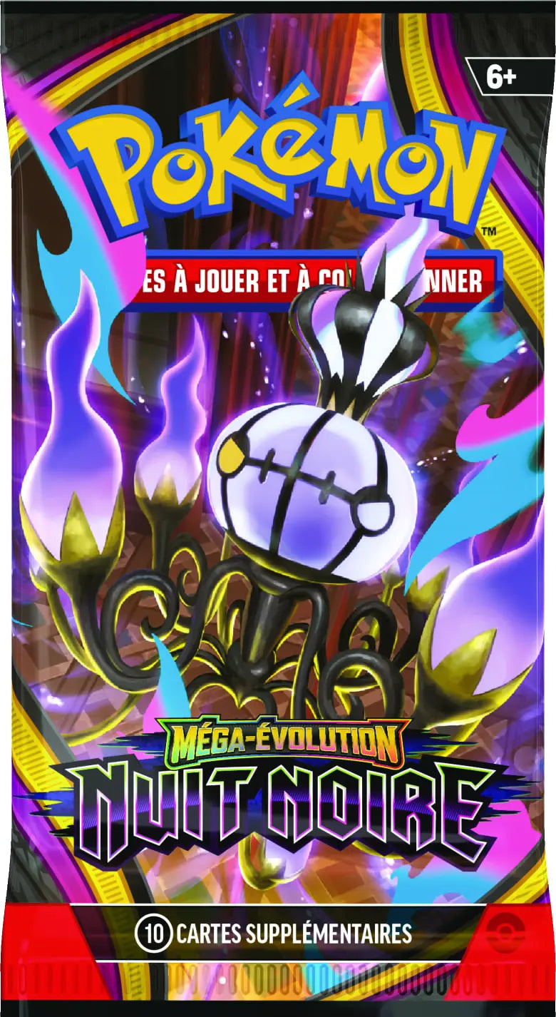 Booster Pokémon ME05 Nuit Noire - Méga-Chandelure-ex - JCC français